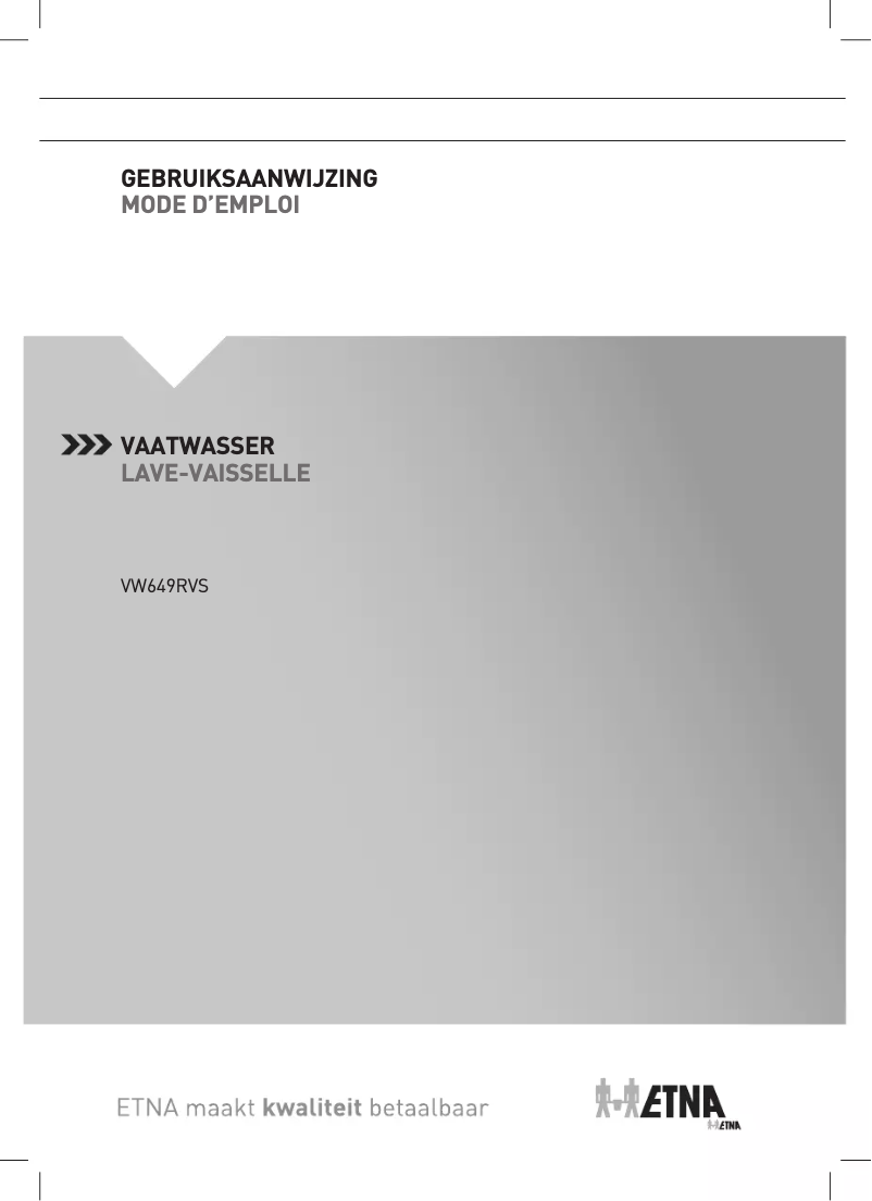 Imagen de la primera página del manual del dispositivo VW649RVS