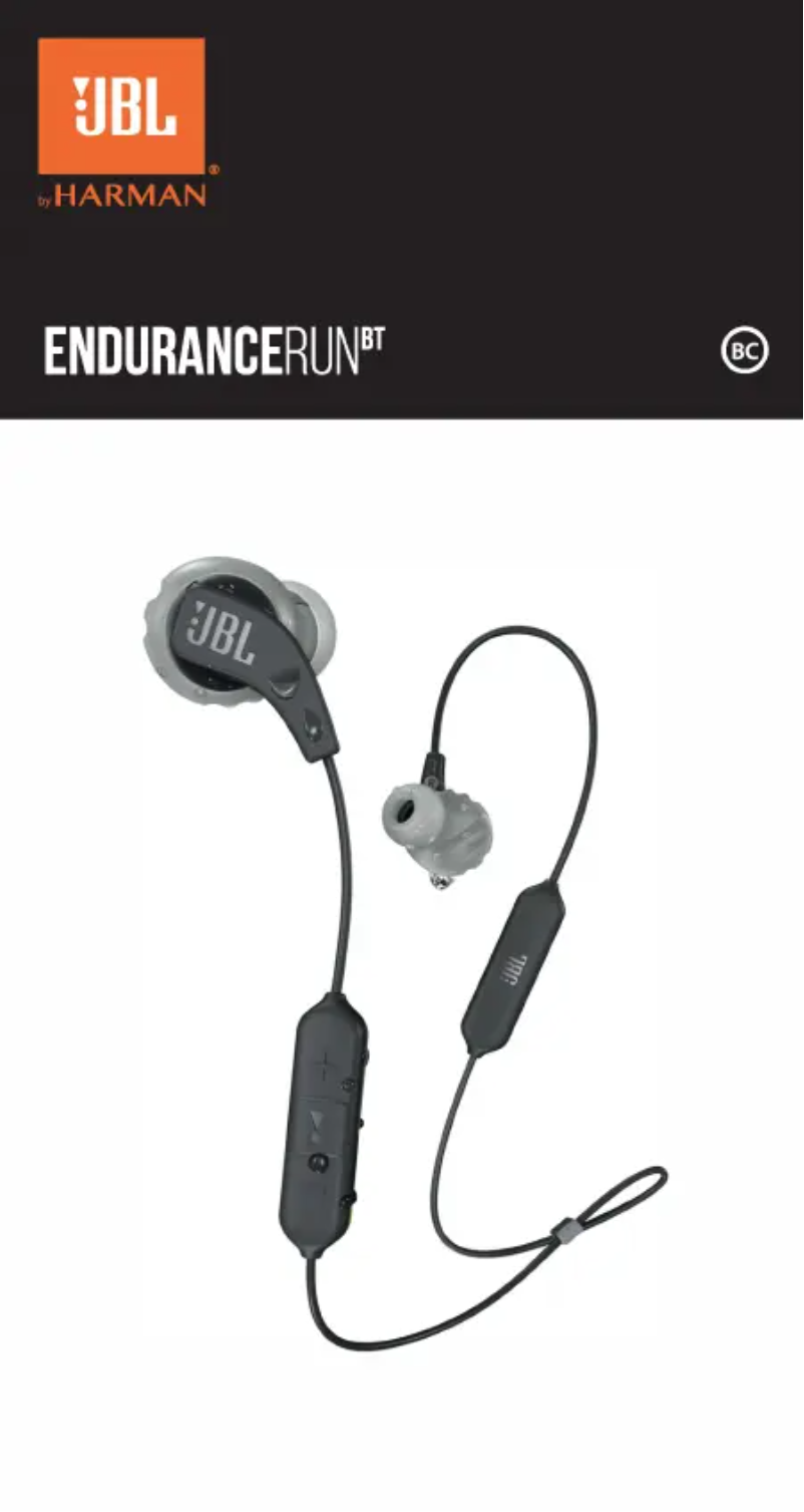 Página 1 del manual Manual de usuario JBL Endurance Run