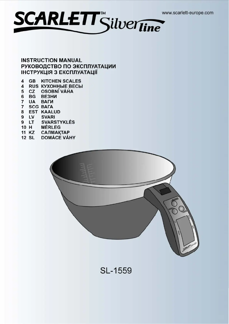 Imagen de la primera página del manual del dispositivo Silverline SL-1559