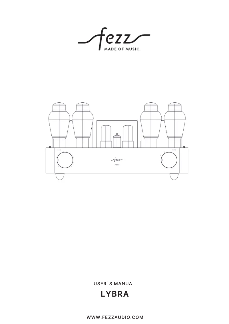 Imagen de la primera página del manual del dispositivo Lybra