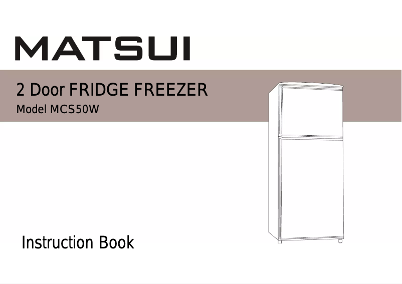 Imagen de la primera página del manual del dispositivo MCS50W