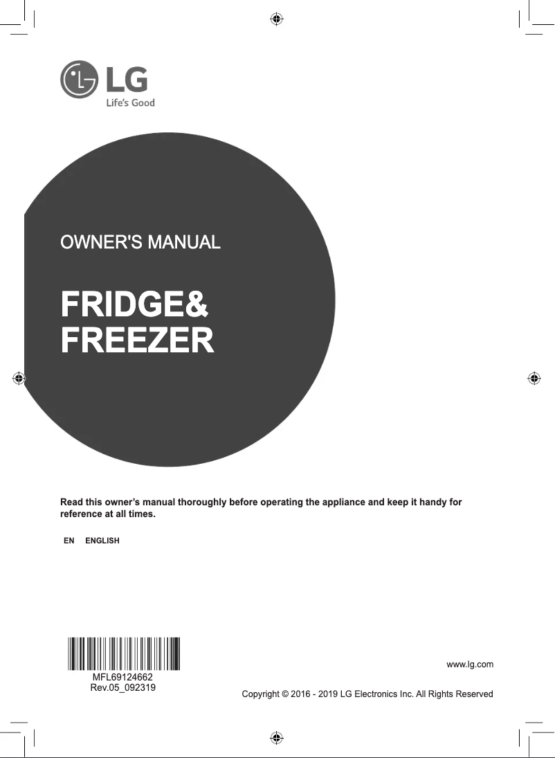 Página nº 1 - Manual de usuario LG GC-L247CLAV