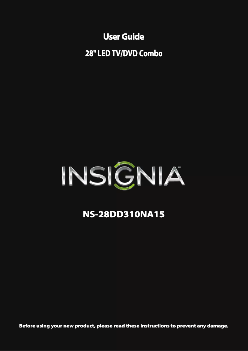 Imagen de la primera página del manual del dispositivo NS-28DD310NA15