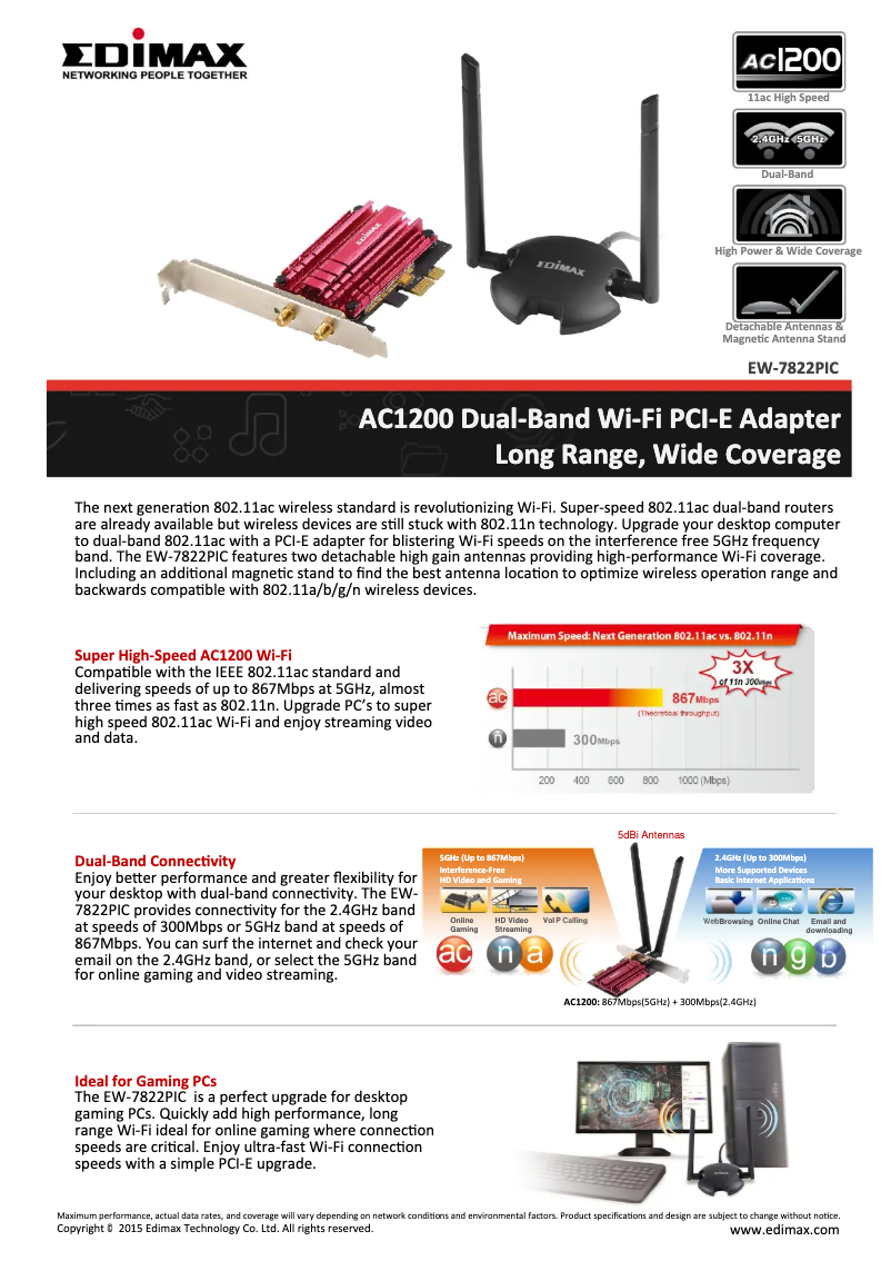 Imagen de la primera página del manual del dispositivo EW-7822PIC
