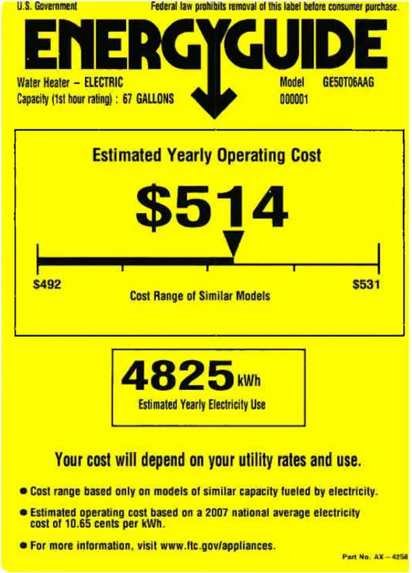 Imagen de la primera página del manual del dispositivo GE50T06AAG