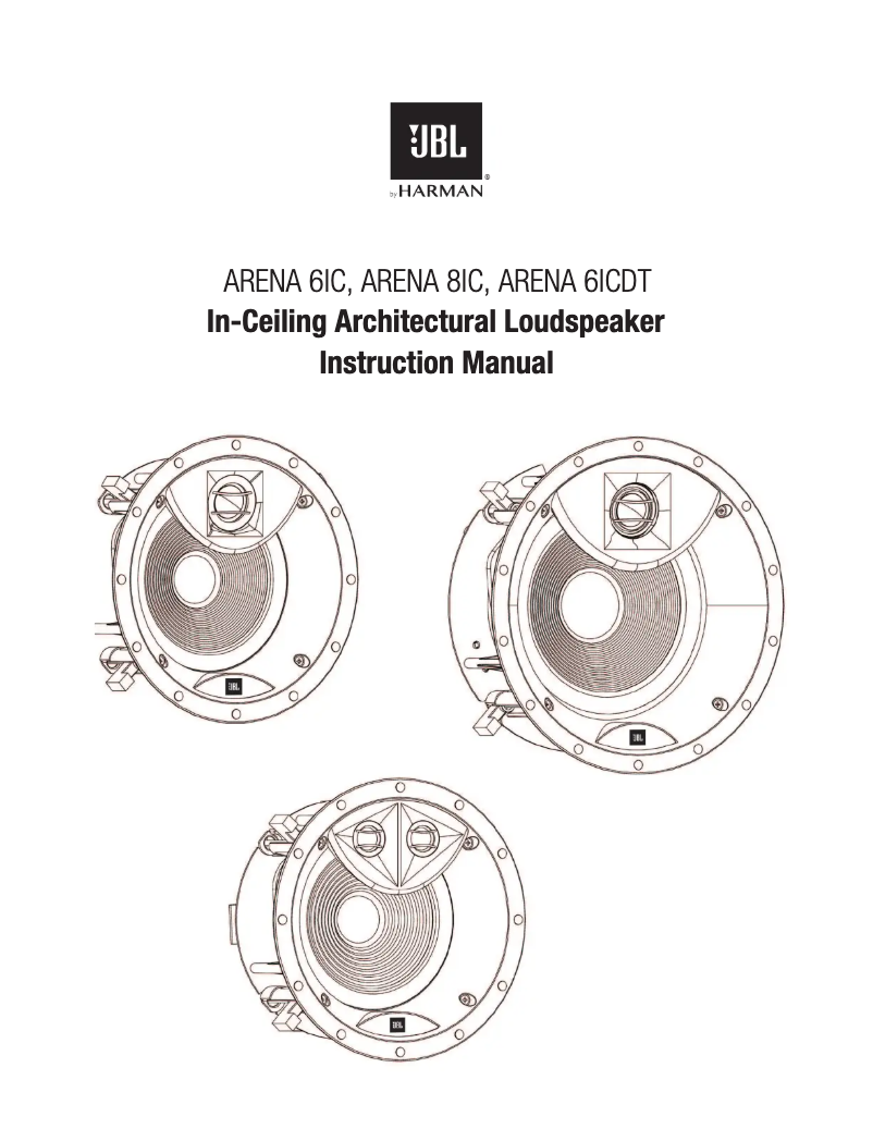 Página 1 del manual Manual de usuario JBL Arena 6IC
