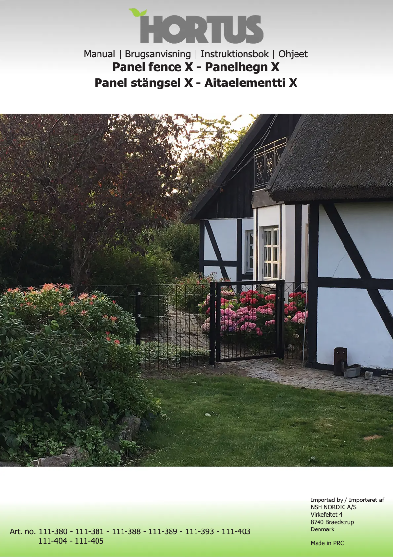 Página 1 del manual Manual de usuario Hortus 111-403