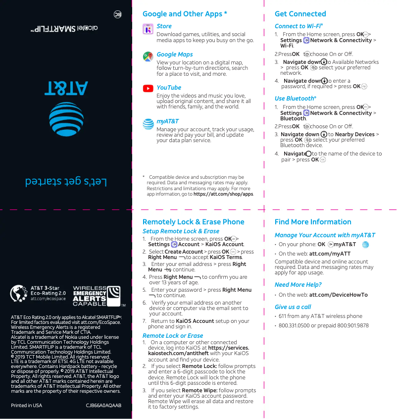 Imagen de la primera página del manual del dispositivo SmartFlip