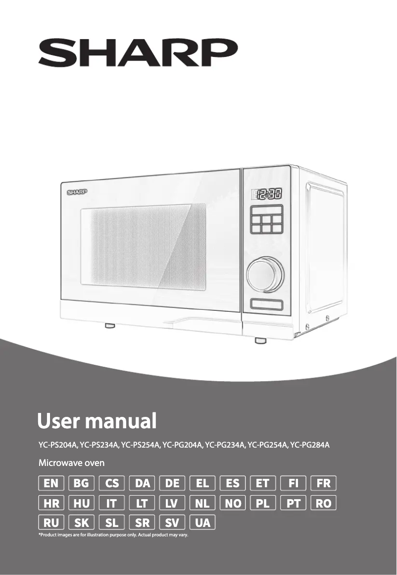 Imagen de la primera página del manual del dispositivo YC-PG234AU