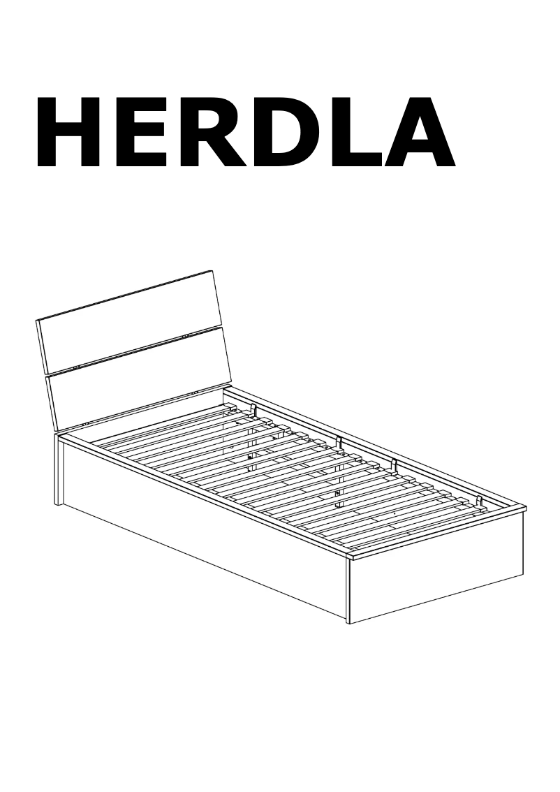 Imagen de la primera página del manual del dispositivo HERDLA (90x200)