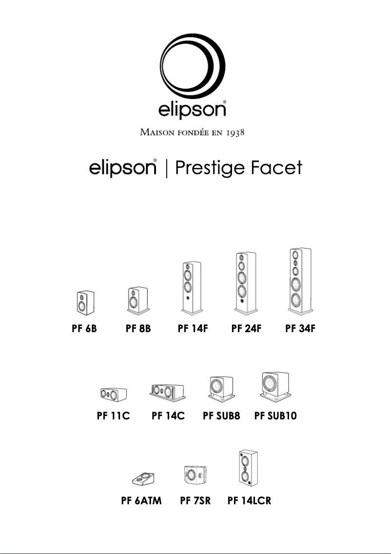 Imagen de la primera página del manual del dispositivo Prestige Facet PF 6B BT