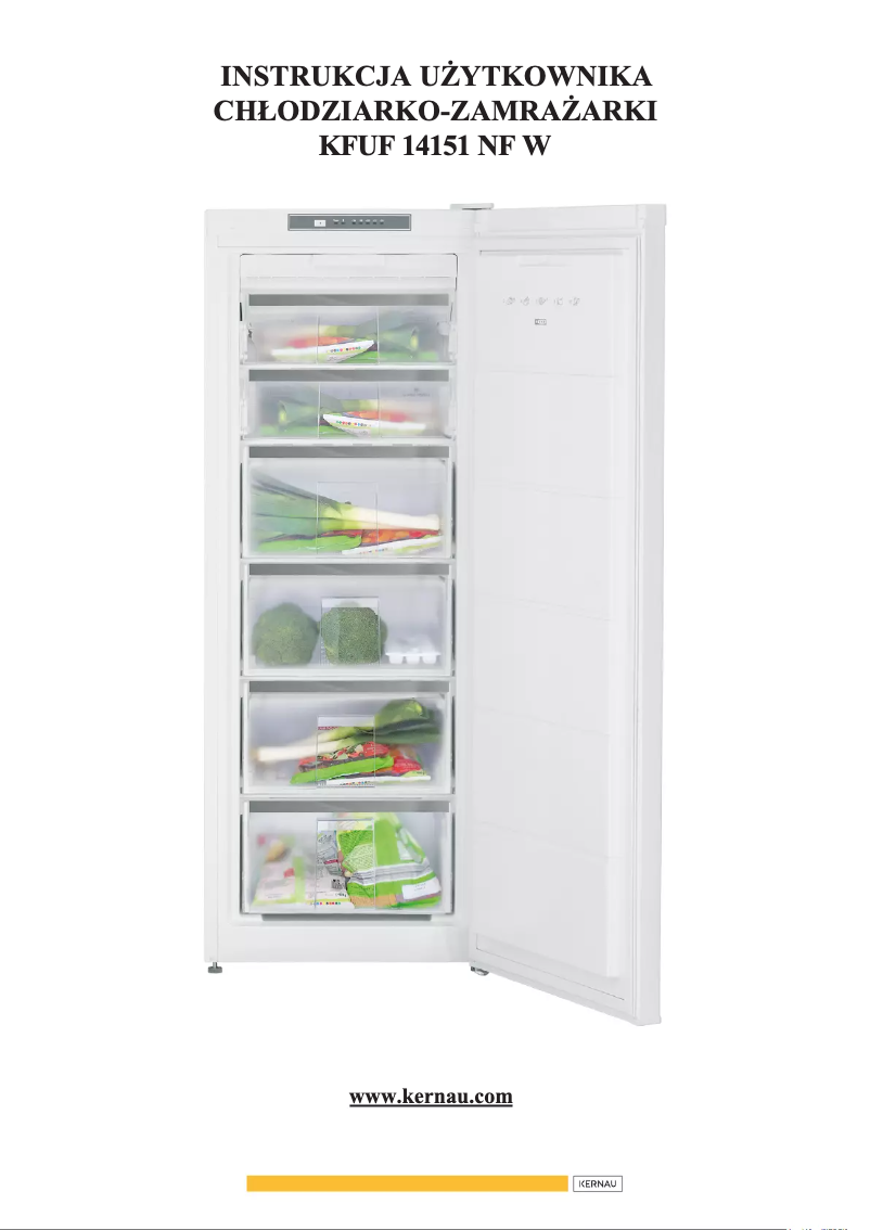 Imagen de la primera página del manual del dispositivo KFUF 18161 NF W