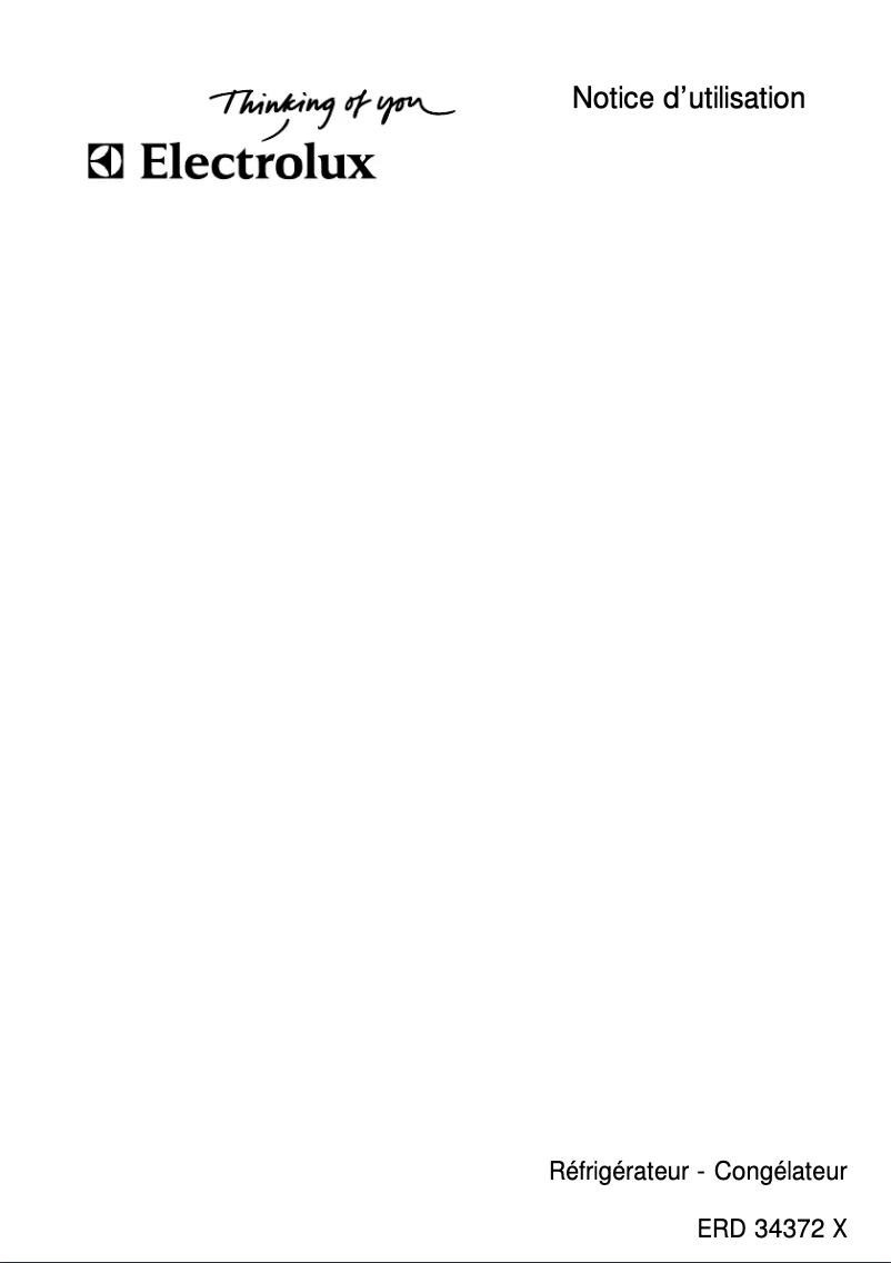 Página 1 del manual Manual de usuario Electrolux ERD34372X