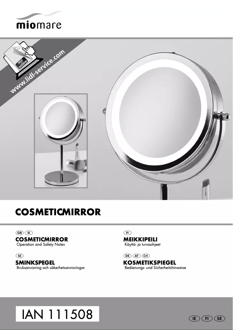 Página 1 del manual Manual de usuario Miomare IAN 111508