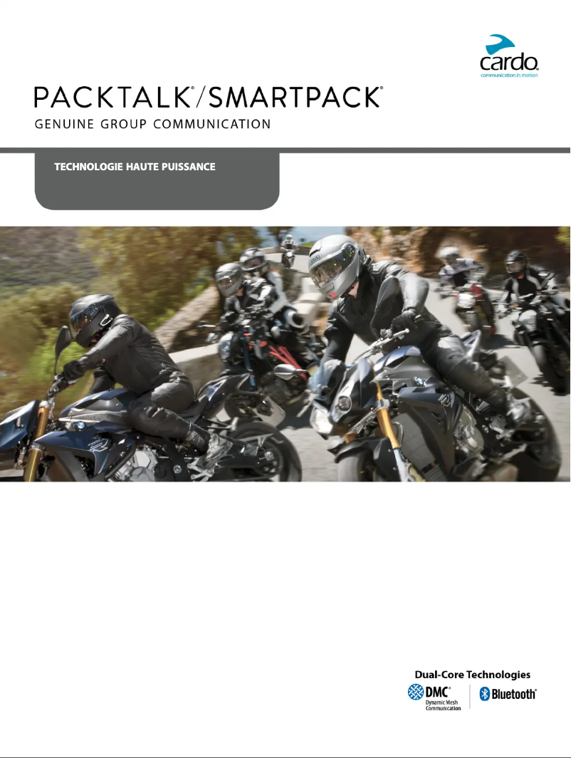 Página 1 del manual Guía de instalación Cardo Scala Rider Smartpack