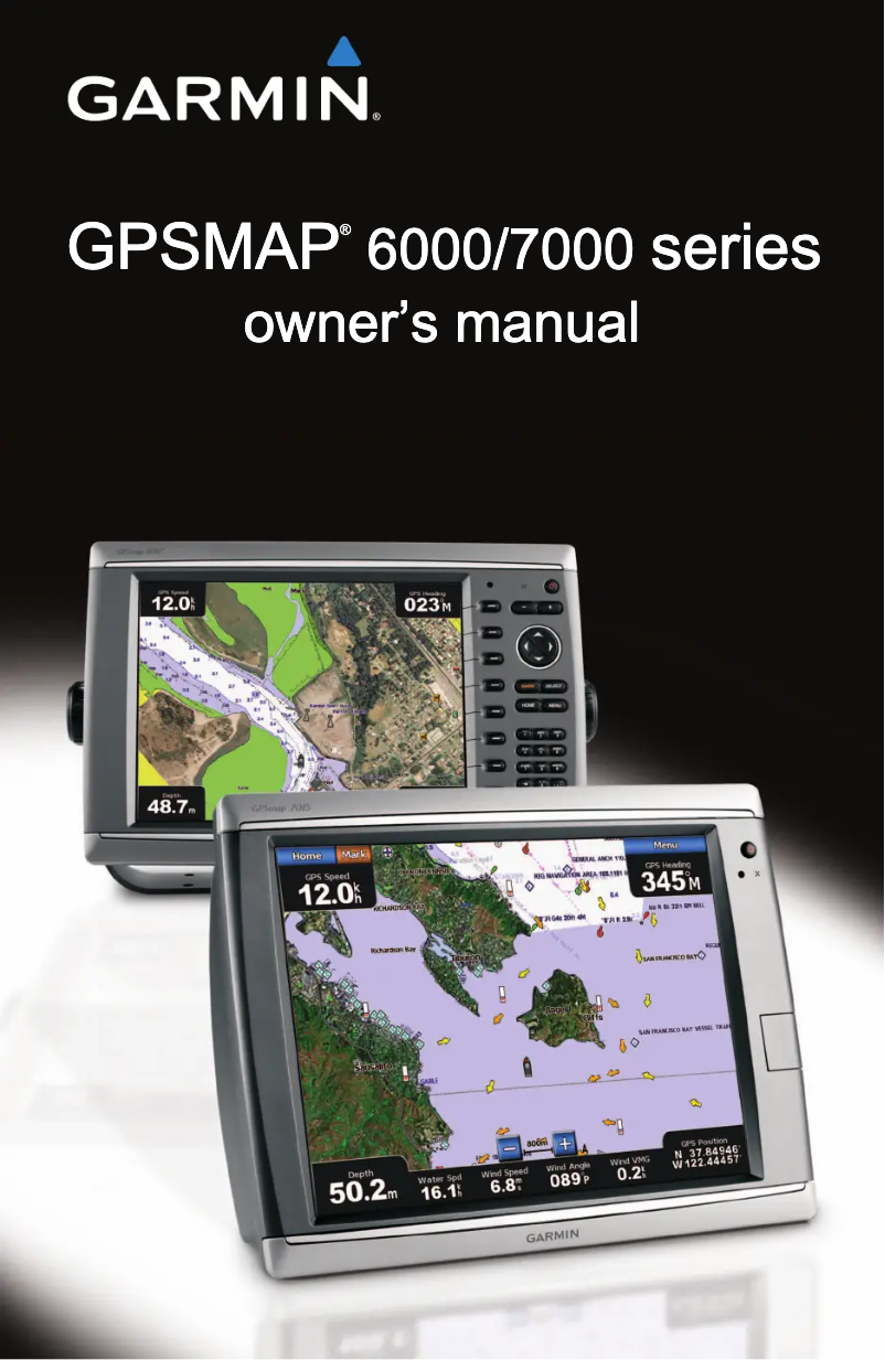 Página 1 del manual Manual de usuario Garmin GPSMAP 6000