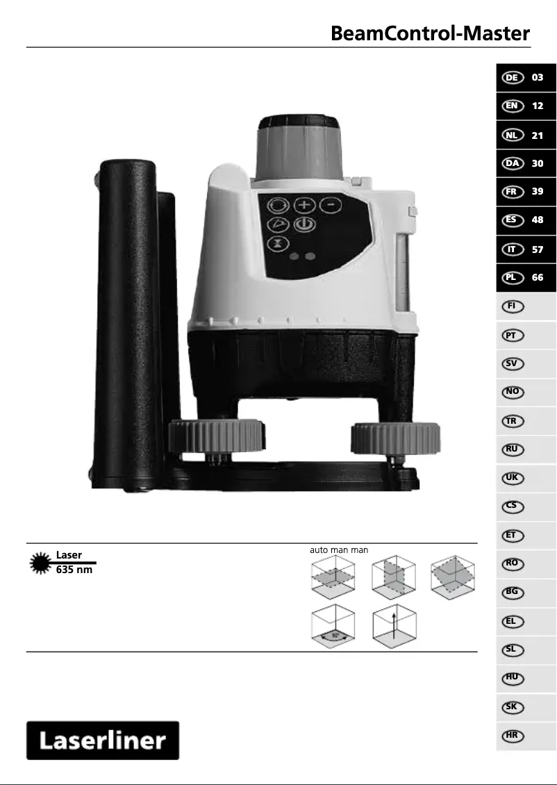 Imagen de la primera página del manual del dispositivo SensoCommander