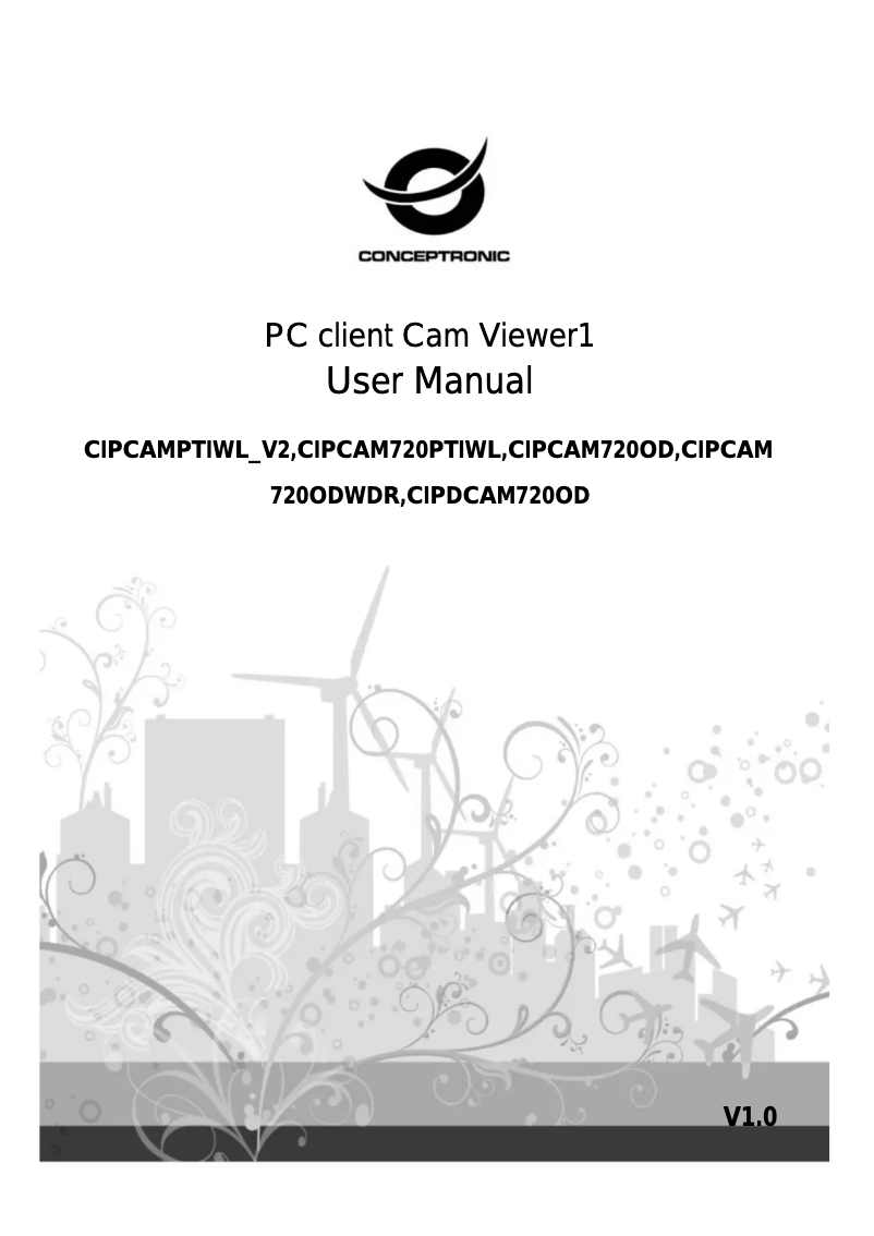 Página 1 del manual Manual de usuario Conceptronic CIPCAM720PTIWL