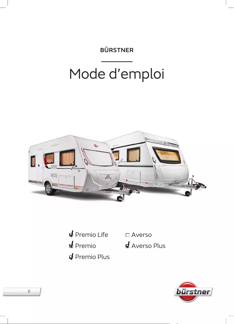 Página nº 1 - Manual de usuario Bürstner Premio Life (2023)