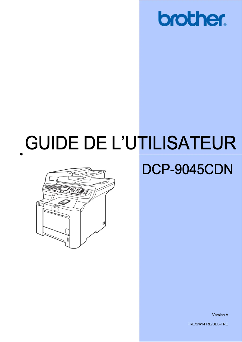 Imagen de la primera página del manual del dispositivo DCP-9045CDN