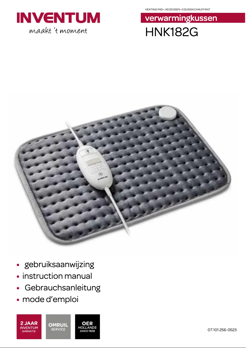 Imagen de la primera página del manual del dispositivo HNK182G