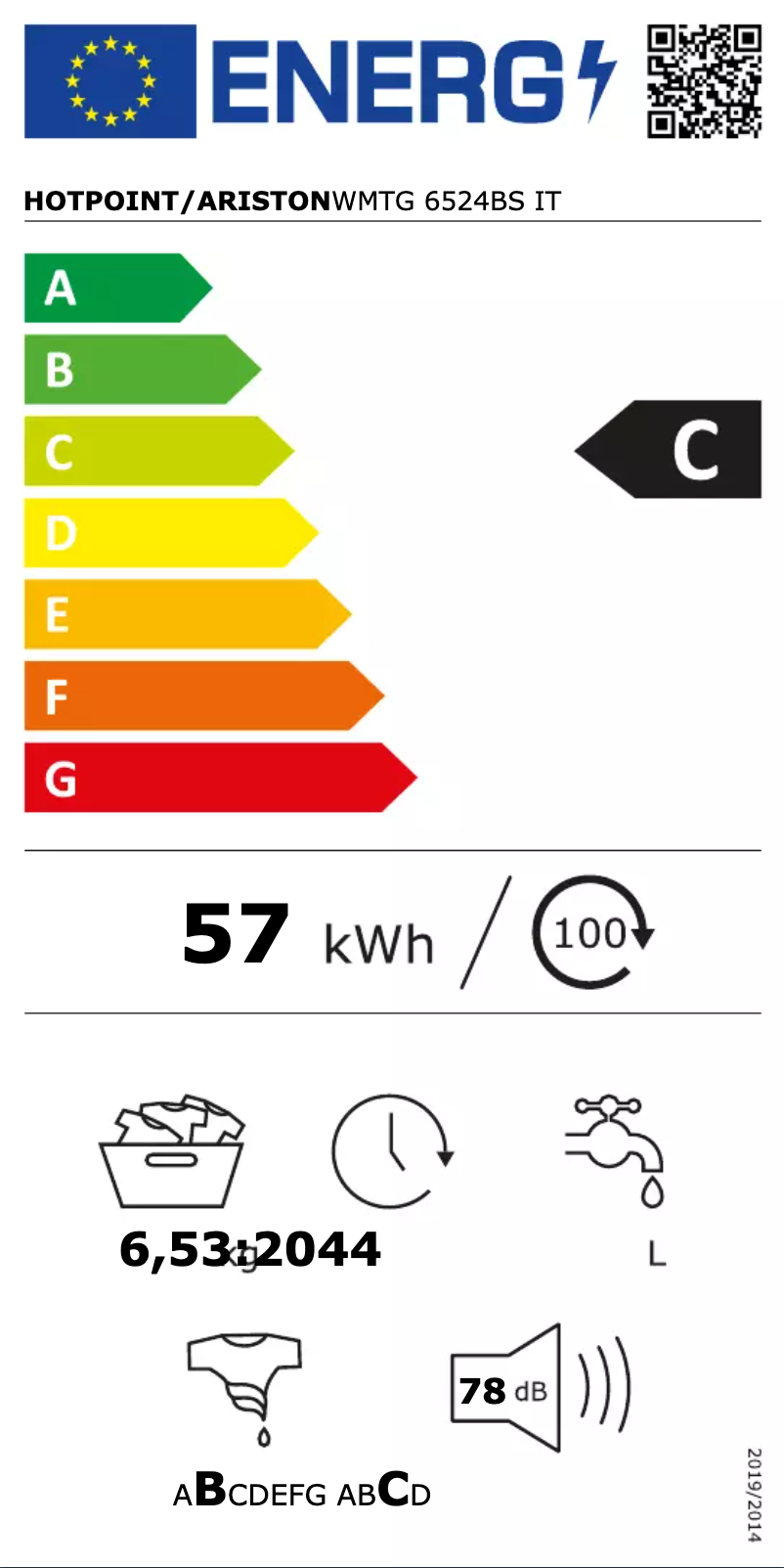 Imagen de la primera página del manual del dispositivo WMTG 6524BS IT