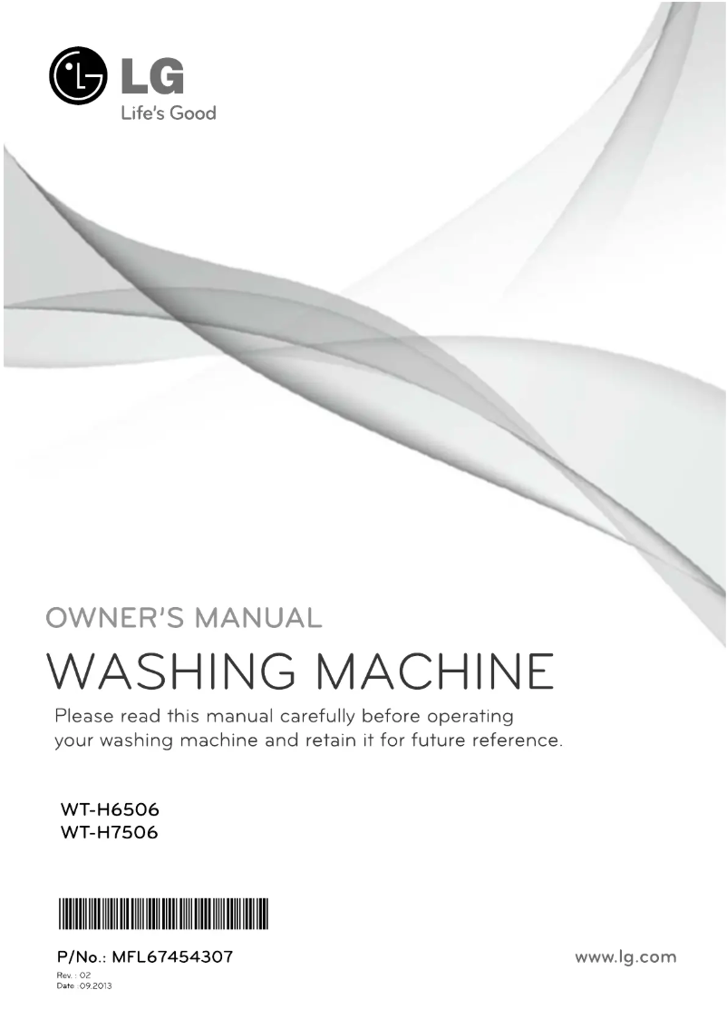 Página 1 del manual Manual de usuario LG WT-H7506
