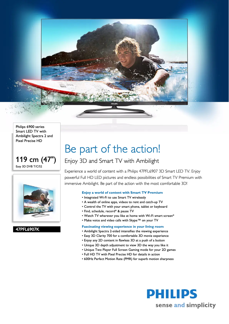 Página nº 1 - Manual de instrucciones Philips PTA426