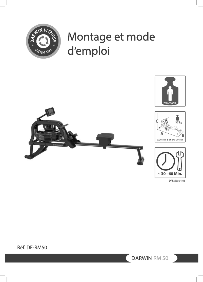 Imagen de la primera página del manual del dispositivo RM50