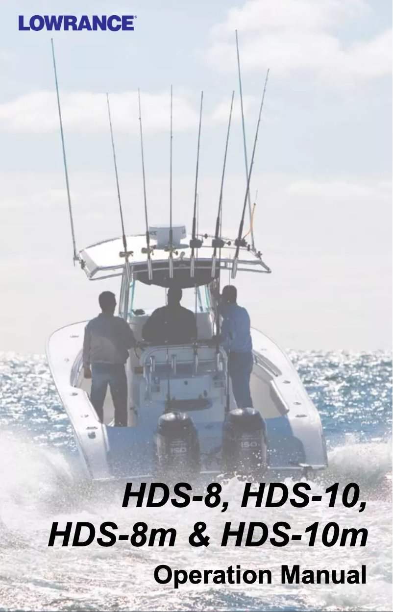 Página 1 del manual Manual de usuario Lowrance HDS-8 Gen2