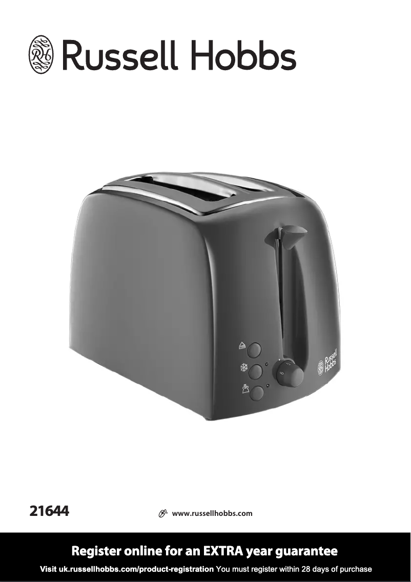 Página 1 del manual Manual de usuario Russell Hobbs Textures 21644