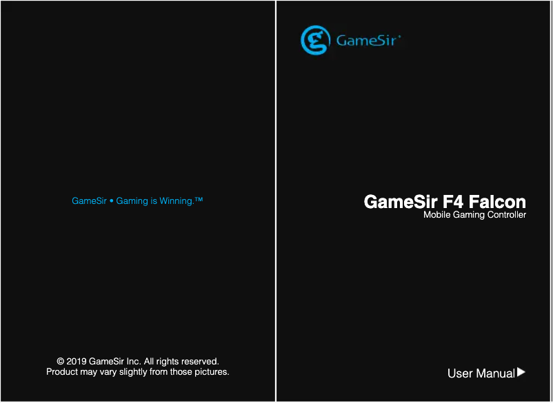 Página nº 1 - Manual de usuario Gamesir F4 Falcon