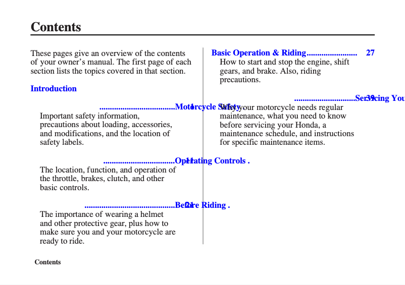 Imagen de la primera página del manual del dispositivo CRF230F (2012)