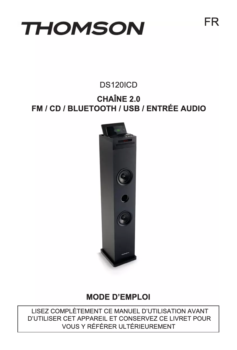 Página 1 del manual Manual de usuario Thomson DS120ICD