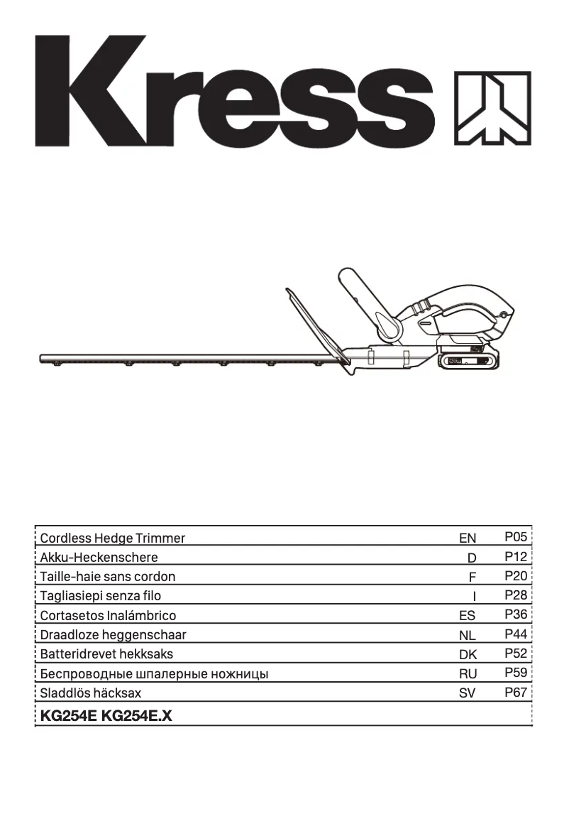 Imagen de la primera página del manual del dispositivo KG254E.9