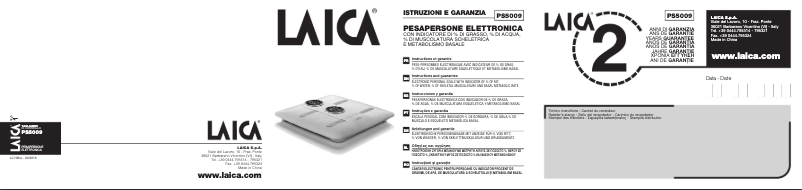 Imagen de la primera página del manual del dispositivo PS5009