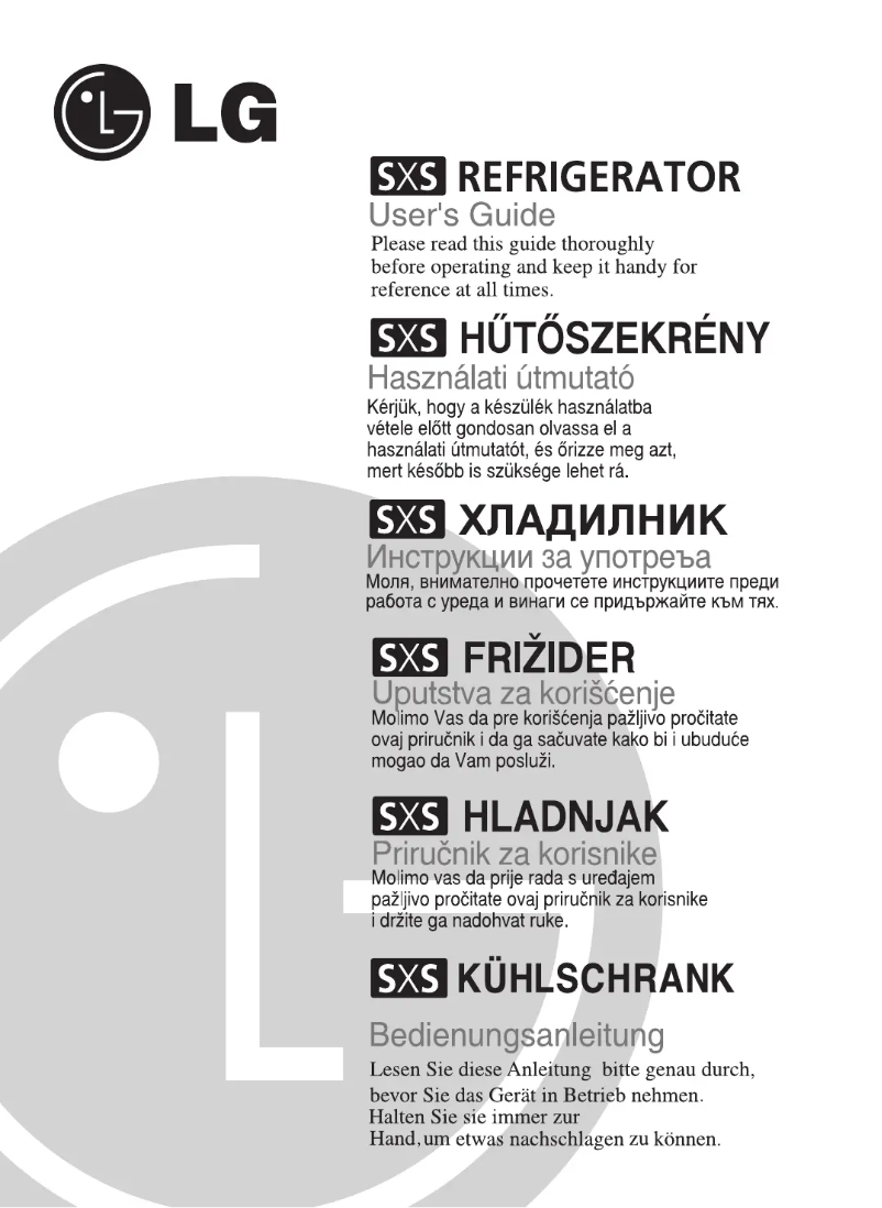 Página nº 1 - Manual de usuario LG GR-P227LDBJ