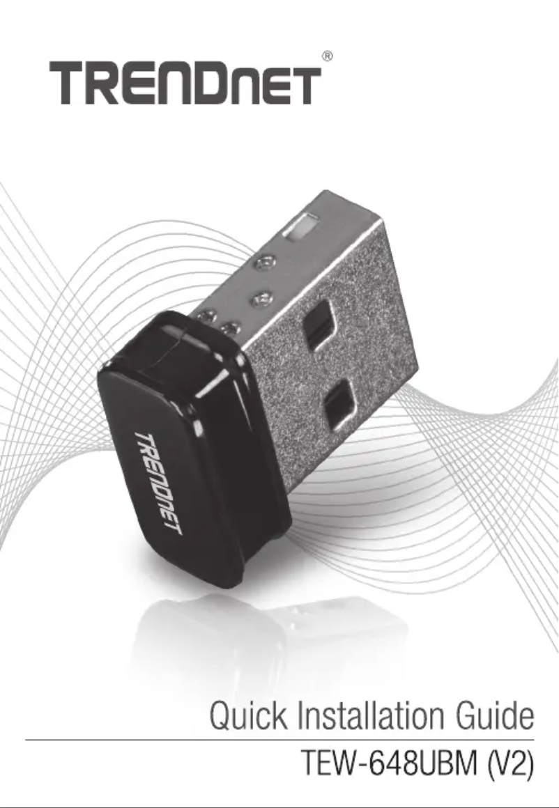 Página 1 del manual Manual de usuario TRENDnet TEW-648UBM