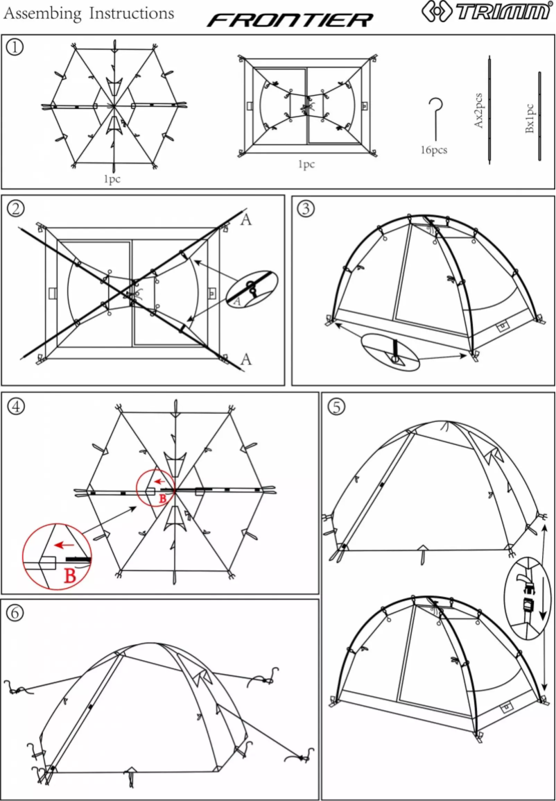 Imagen de la primera página del manual del dispositivo Frontier