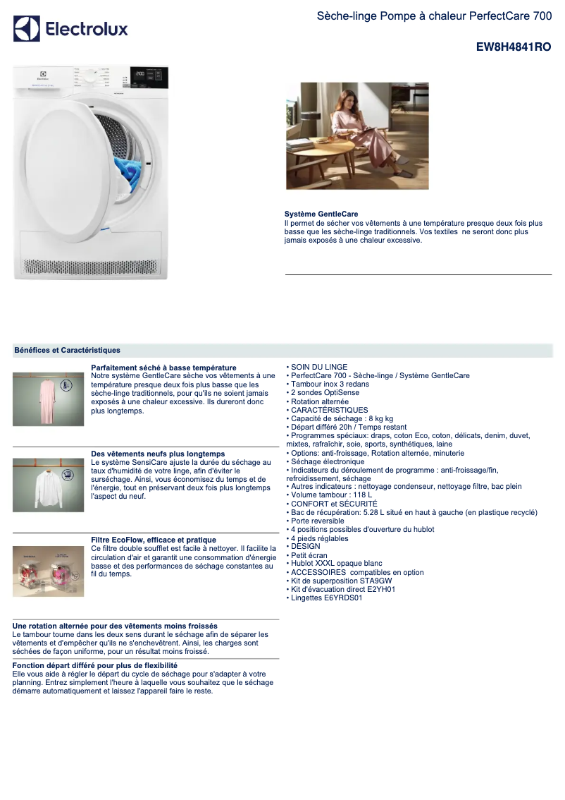 Imagen de la primera página del manual del dispositivo EW8H4841RO