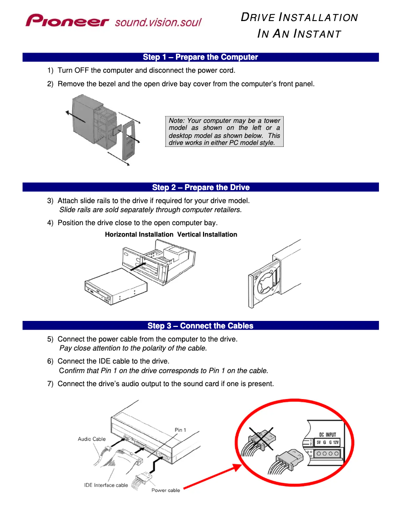 Imagen de la primera página del manual del dispositivo DVR-112D