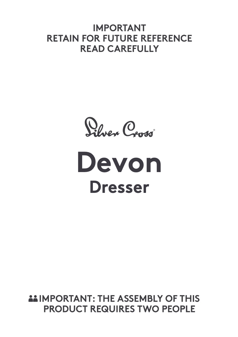 Imagen de la primera página del manual del dispositivo Devon Dresser