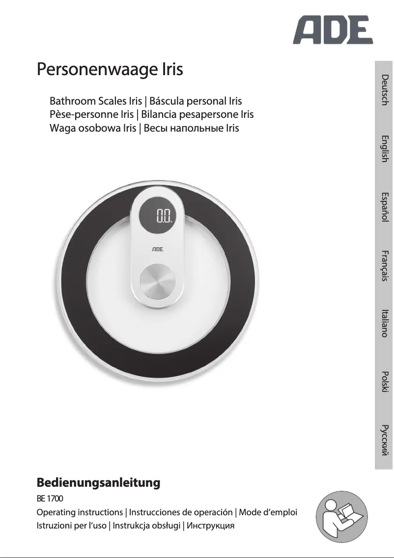 Imagen de la primera página del manual del dispositivo BE 1700