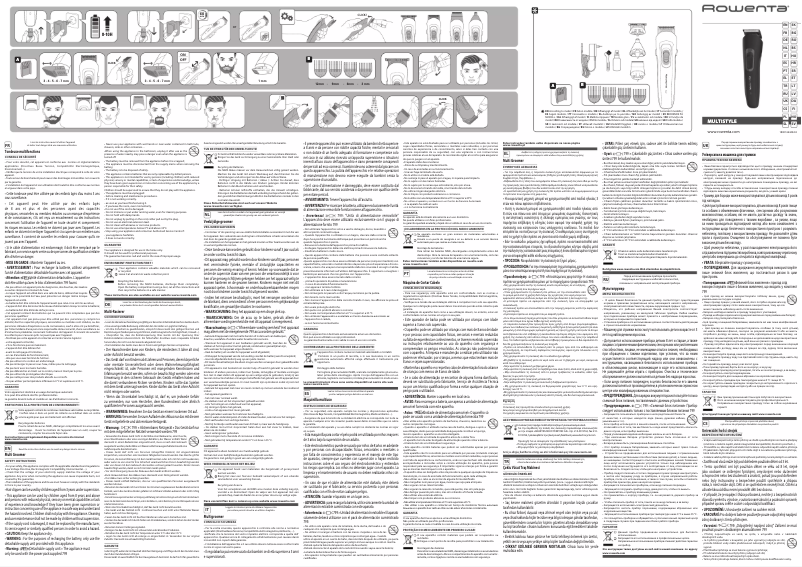 Página 1 del manual Manual de usuario Rowenta Multistyle 7in1