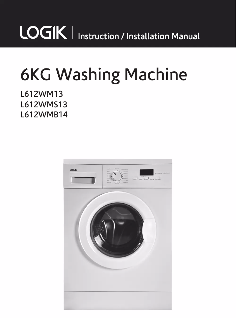 Imagen de la primera página del manual del dispositivo L612WM13