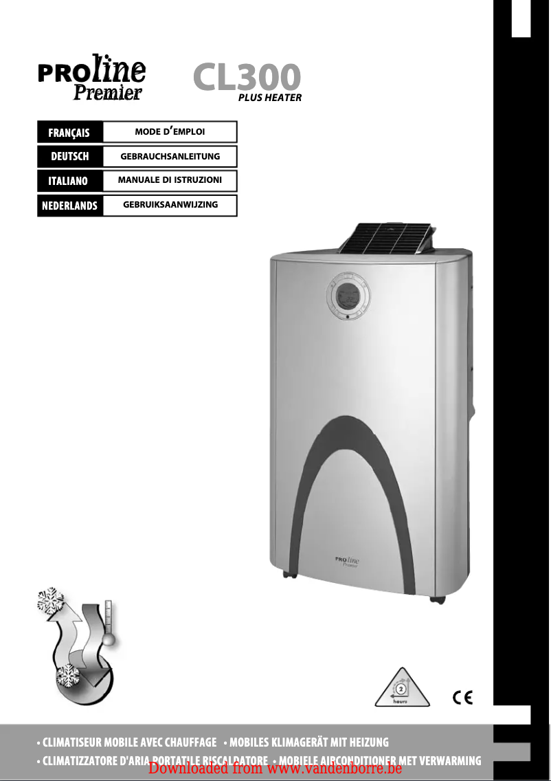 Imagen de la primera página del manual del dispositivo CL300