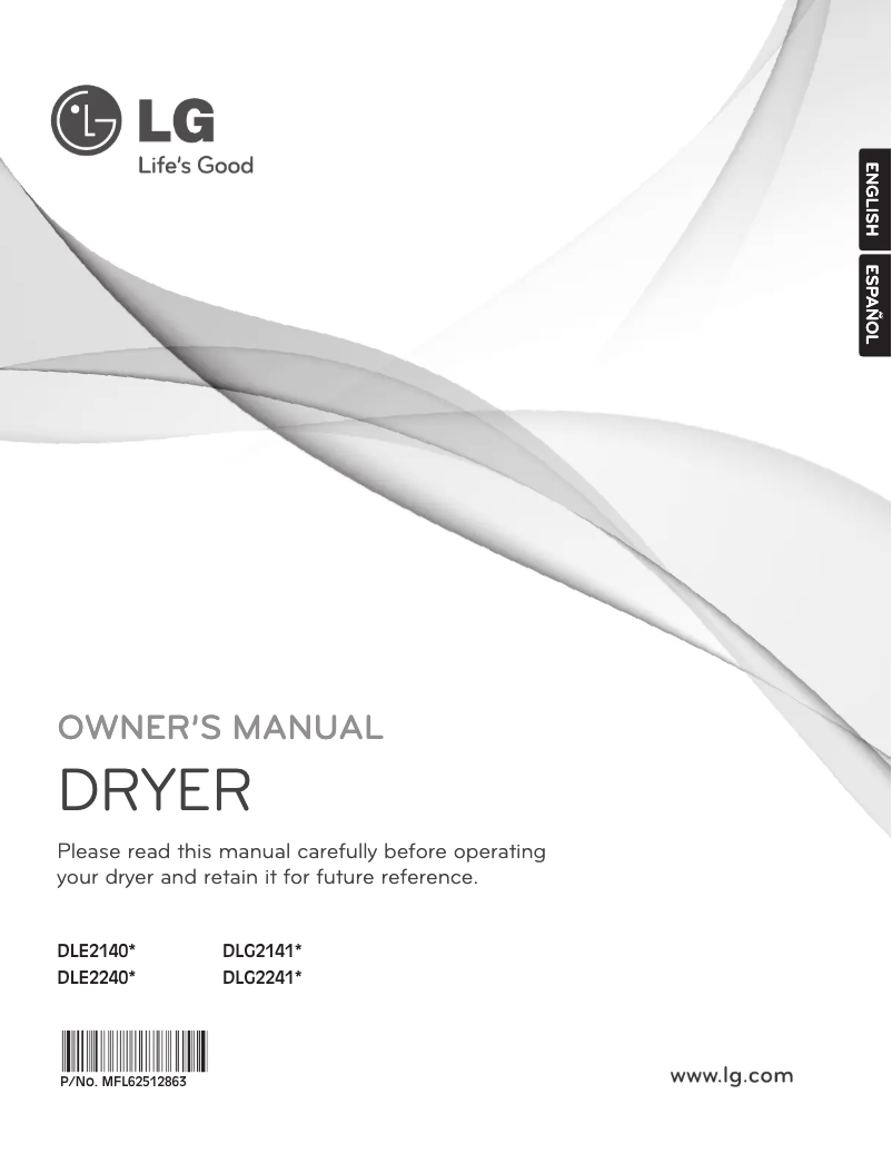 Página 1 del manual Manual de usuario LG DLG2241W