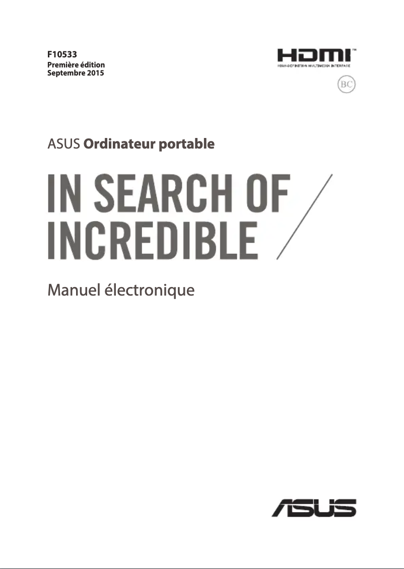 Página 1 del manual Manual de usuario Asus ZenBook UX305UA