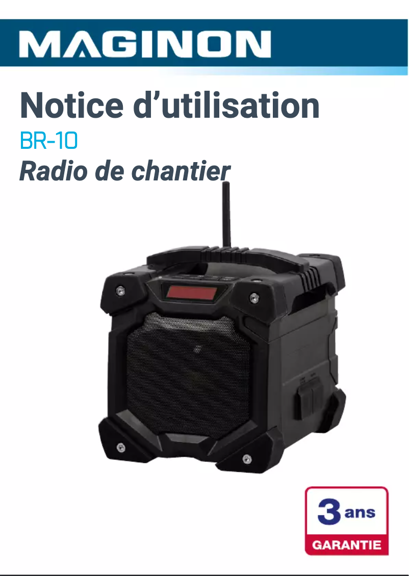 Imagen de la primera página del manual del dispositivo BR-10