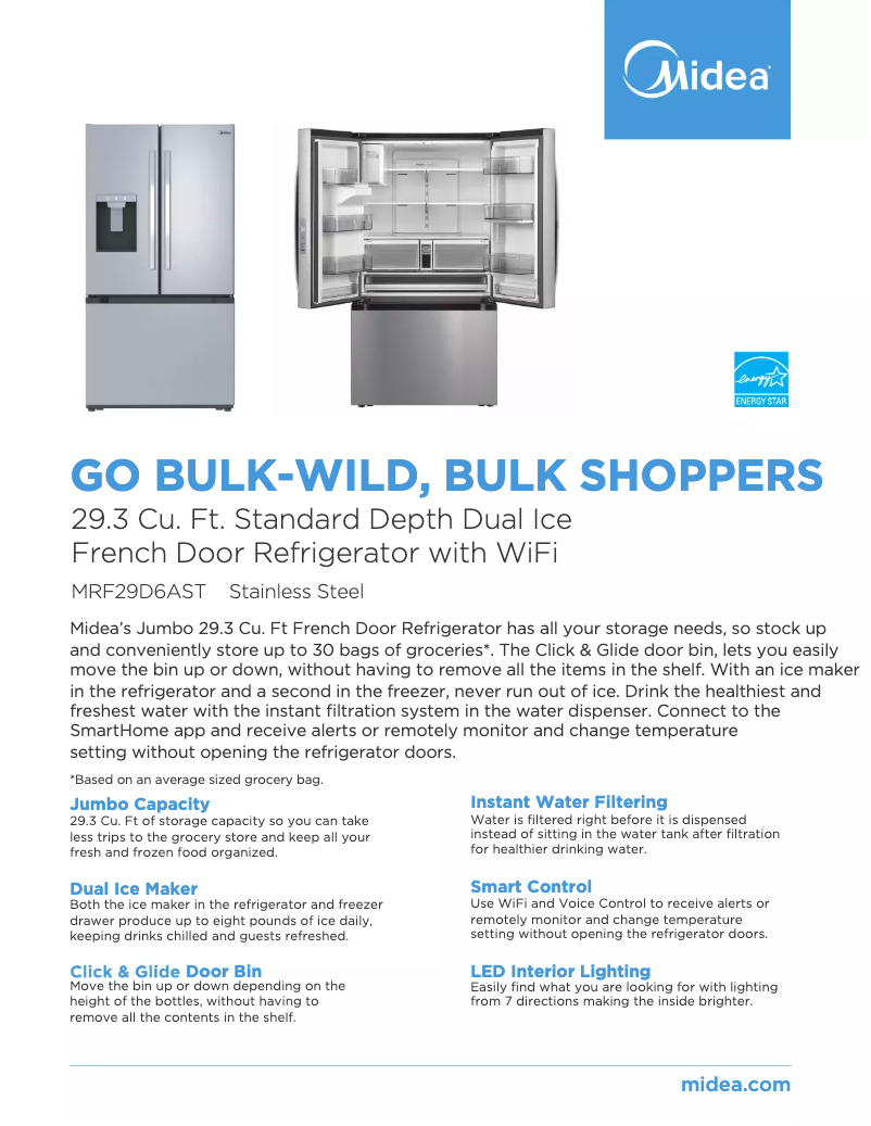 Imagen de la primera página del manual del dispositivo MRF29D6AST